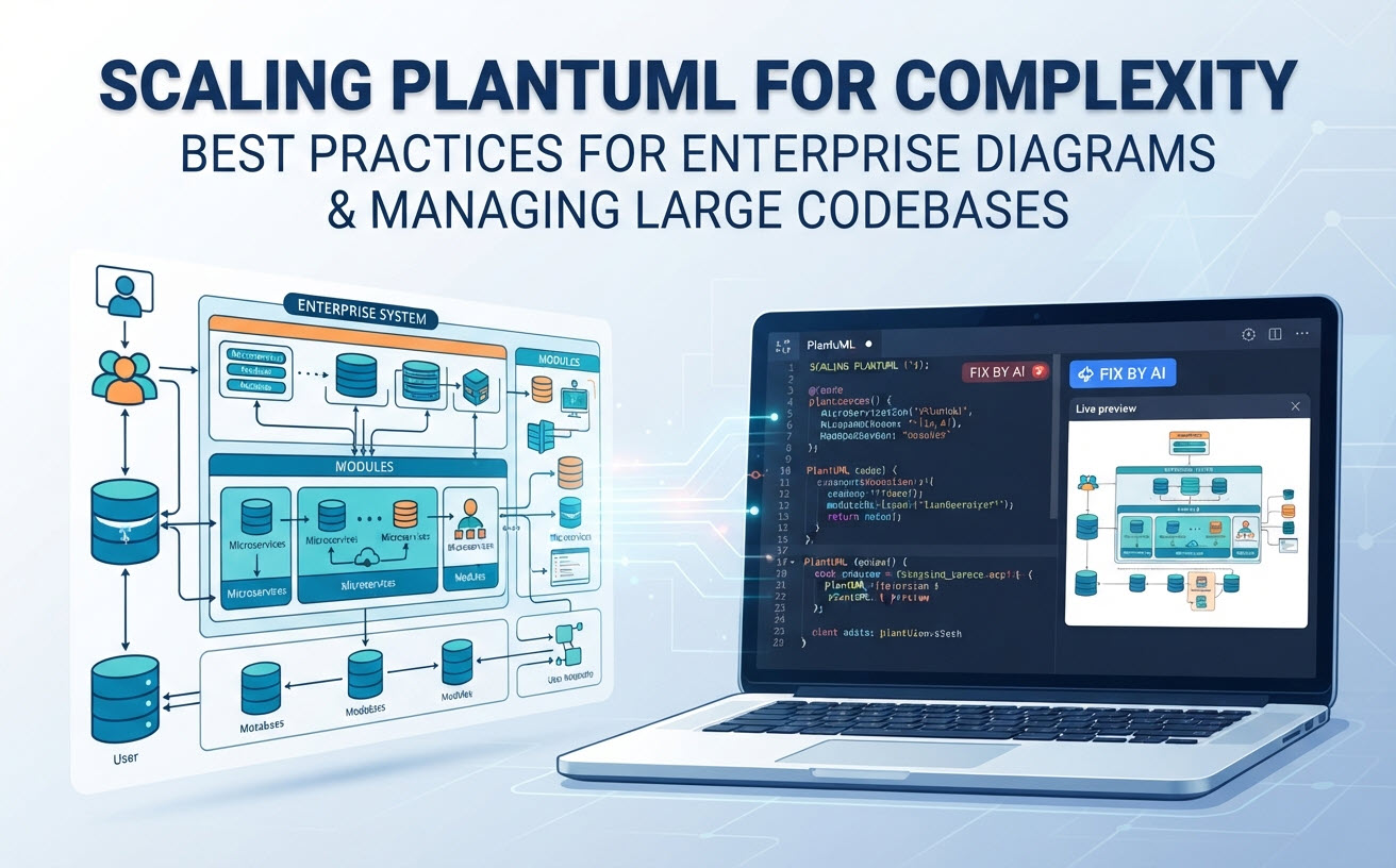 Is PlantUML Good for Complex Diagrams? Scaling Architecture and Managing Large Codebases
