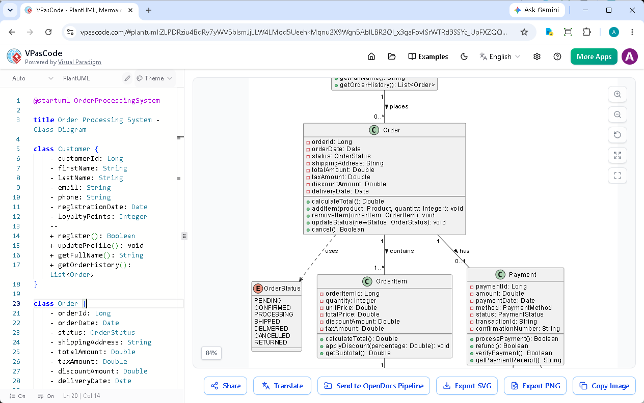 Mastering UML Class Diagrams – An Order Processing Case Study