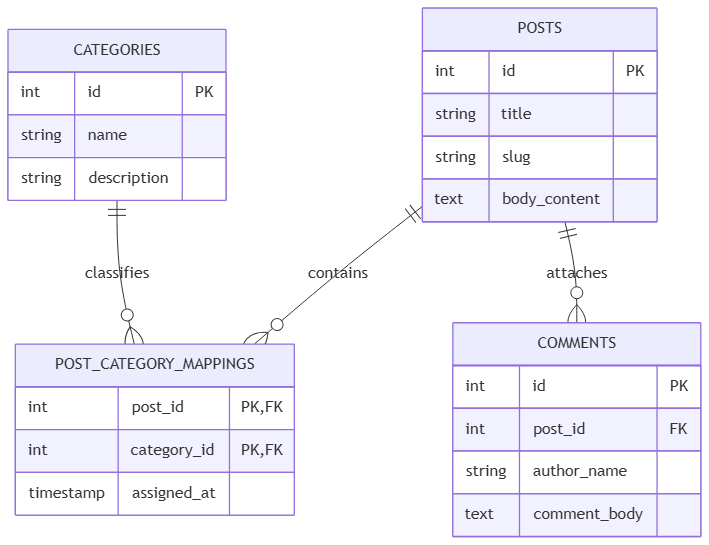 Mermaid entity relationship diagram generated using VPasCode diagram-as-code tool