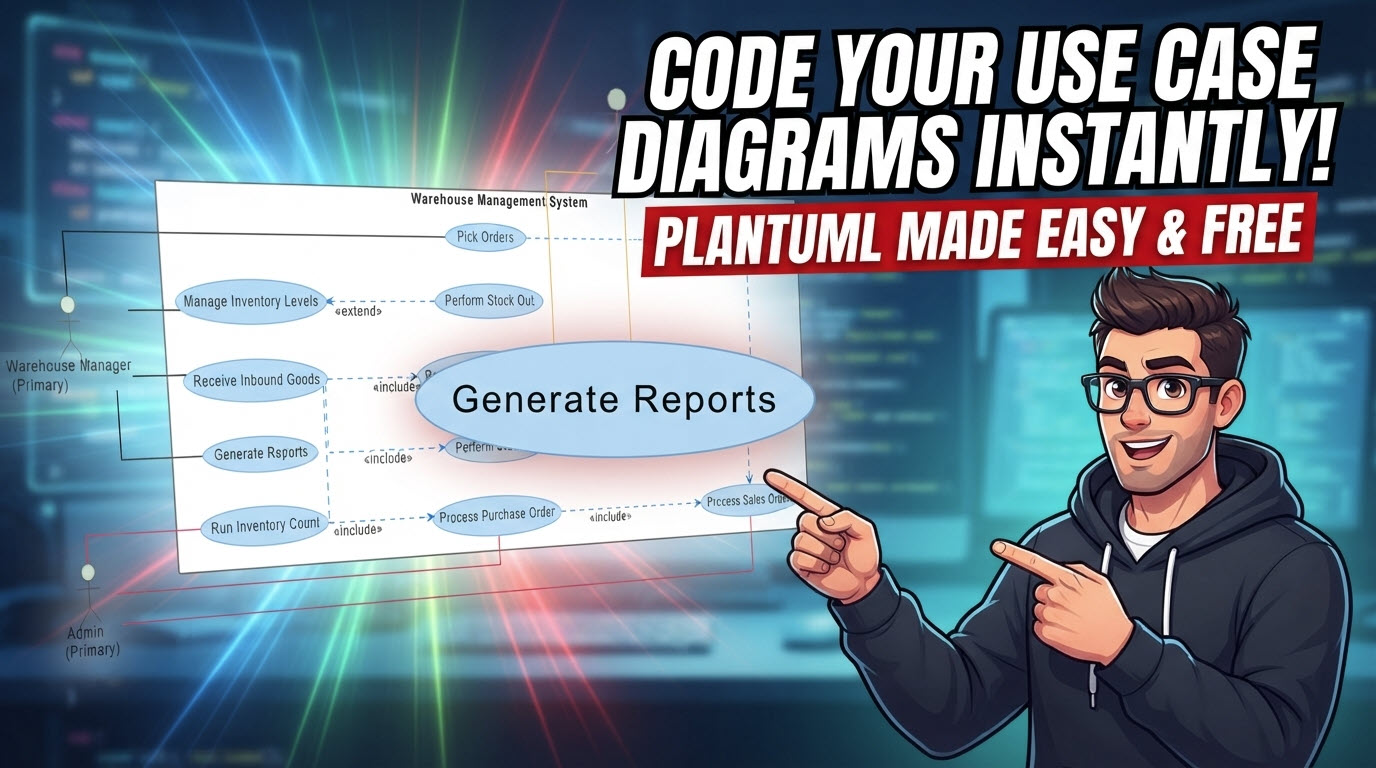 Building a Professional Warehouse Management Use Case Diagram with PlantUML and VPasCode Building a Professional Warehouse Management Use Case Diagram with PlantUML and VPasCode