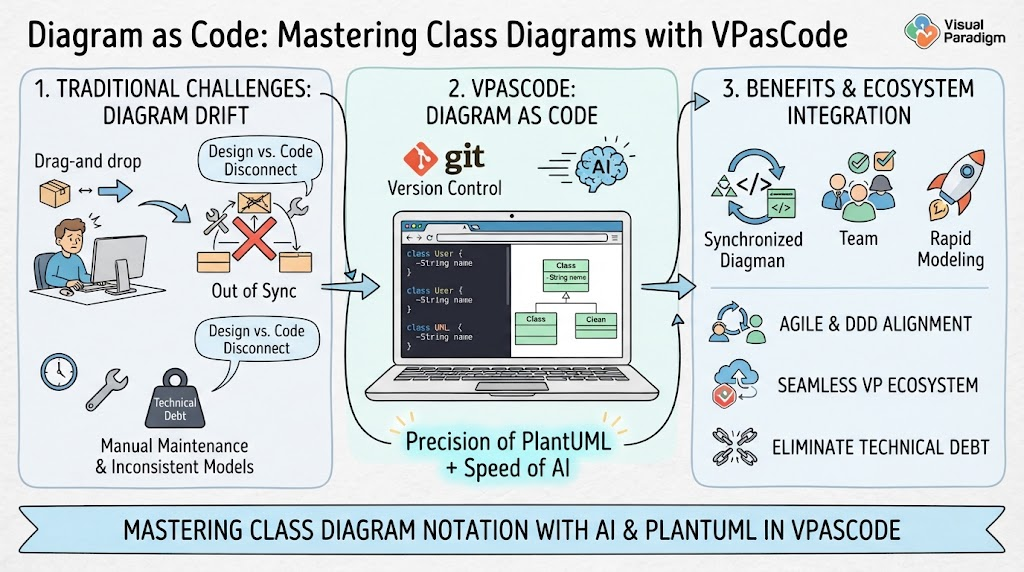 Blueprints for Code: The Agile Guide to AI-Enhanced Class Diagramming with VPasCode Blueprints for Code: The Agile Guide to AI-Enhanced Class Diagramming with VPasCode