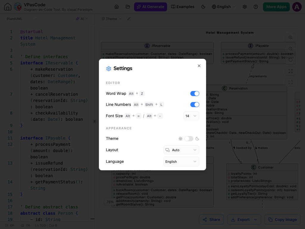 vpascode-editor-settings-preferences-modal