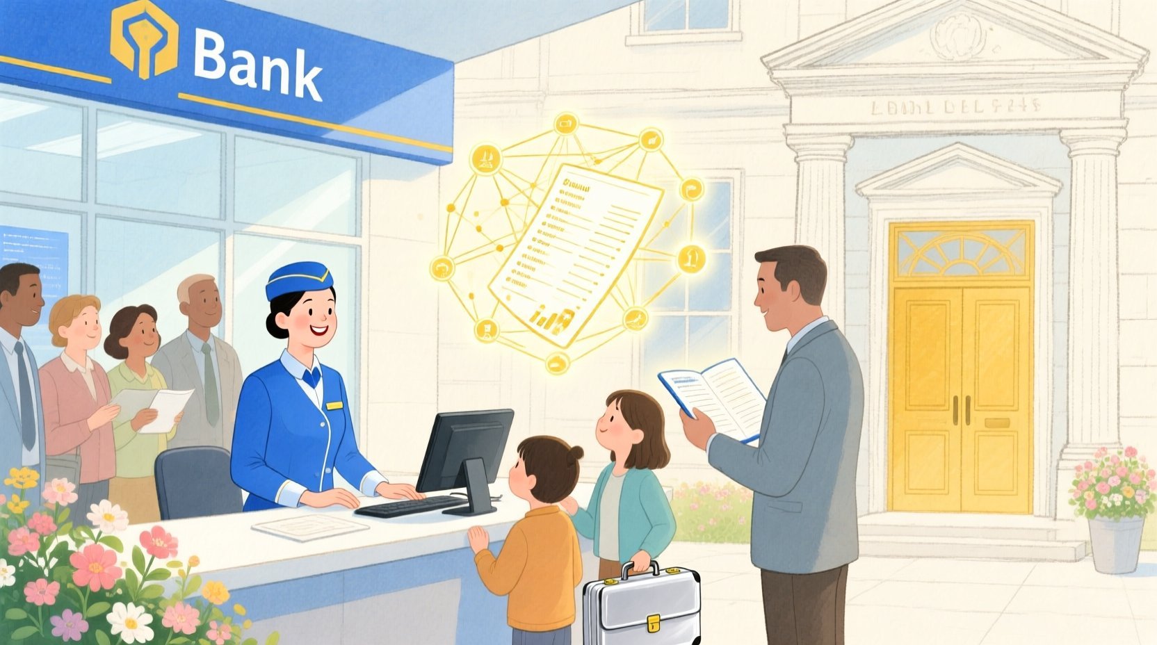 Architecting Financial Systems: A PlantUML Class Diagram Masterclass for Core Banking - Real-world system problem context illustration