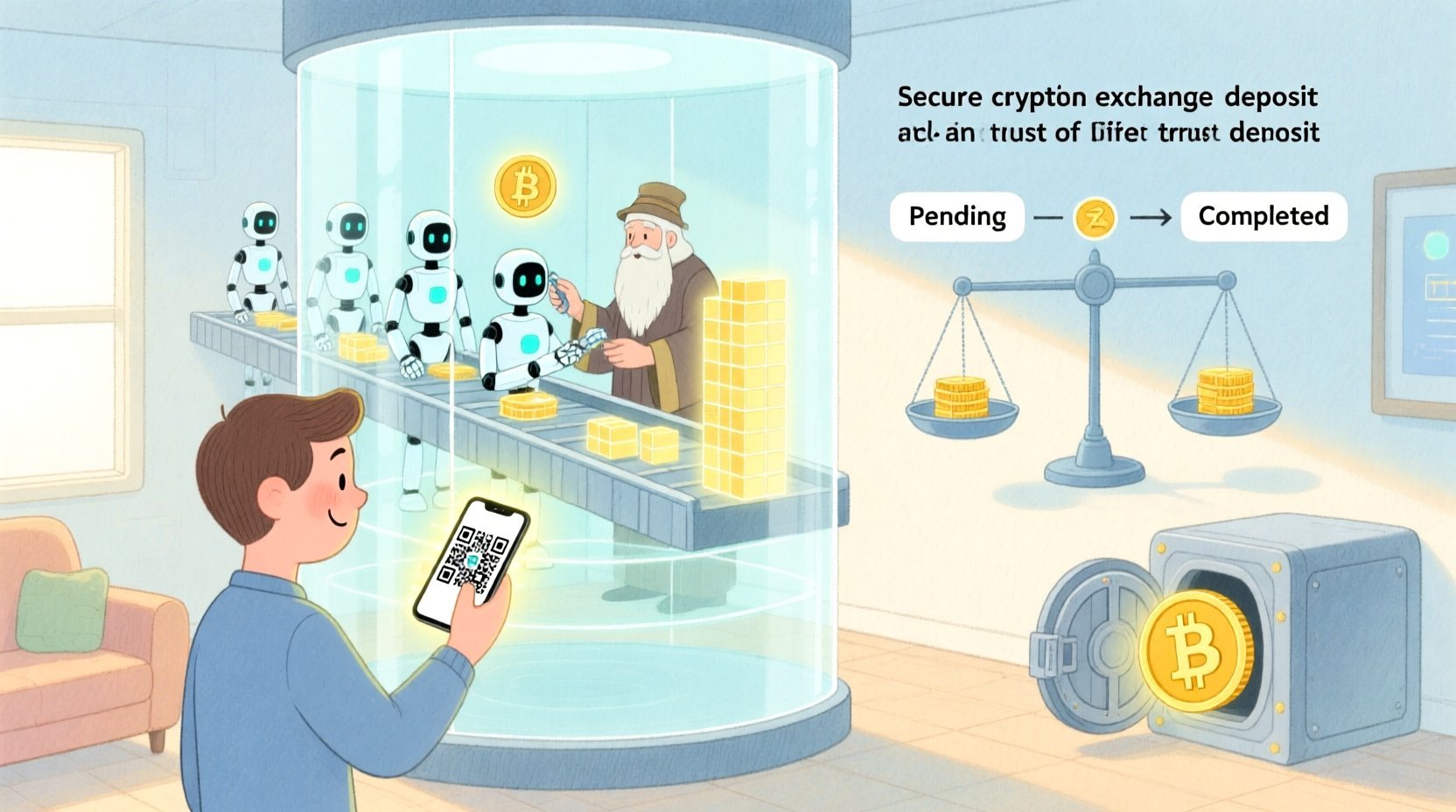 Mastering Financial Workflows: Building a Crypto Exchange Deposit Activity Diagram with PlantUML - Real-world system problem context illustration
