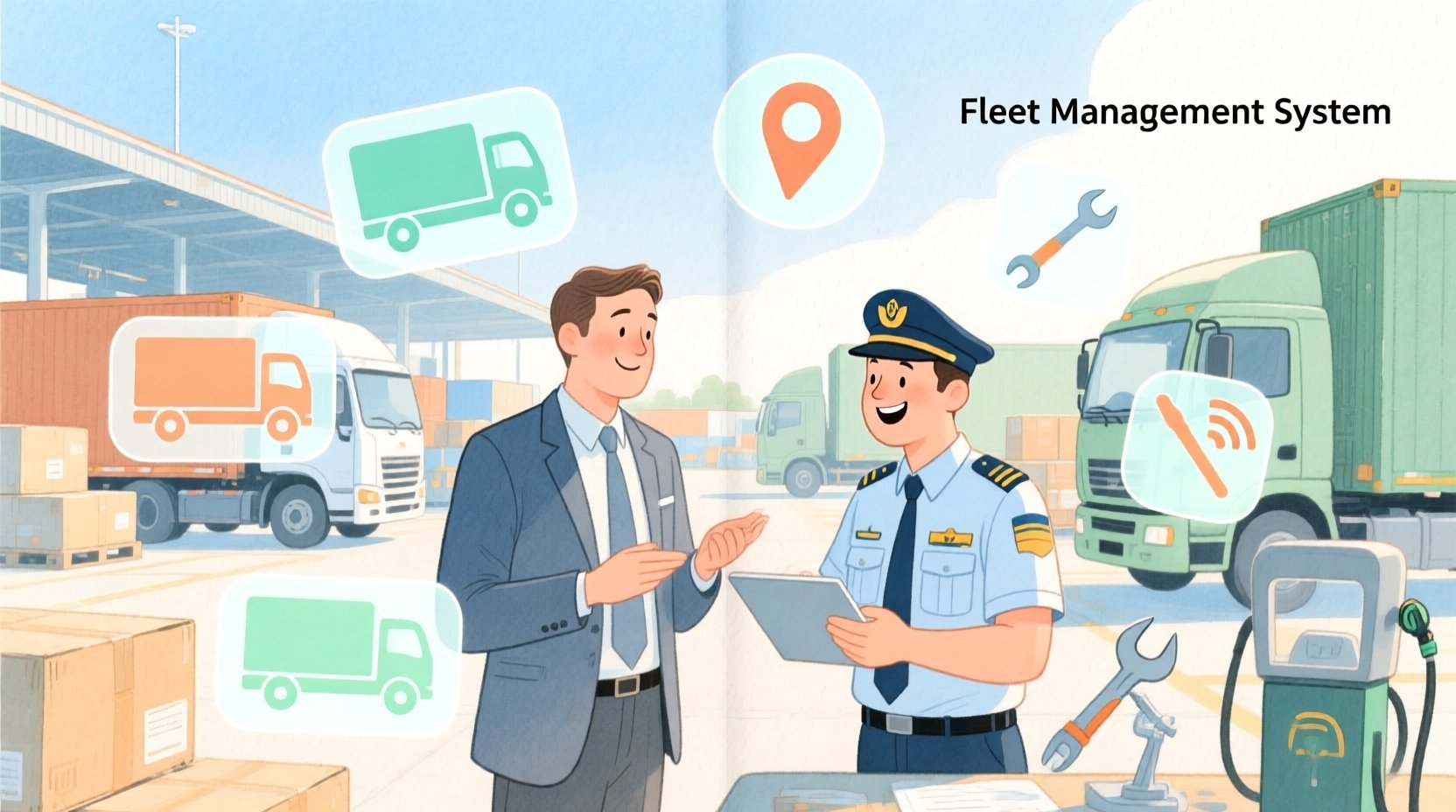 Architecting Logistics Workflows: A Fleet Management Use Case Diagram Masterclass - Real-world system problem context illustration