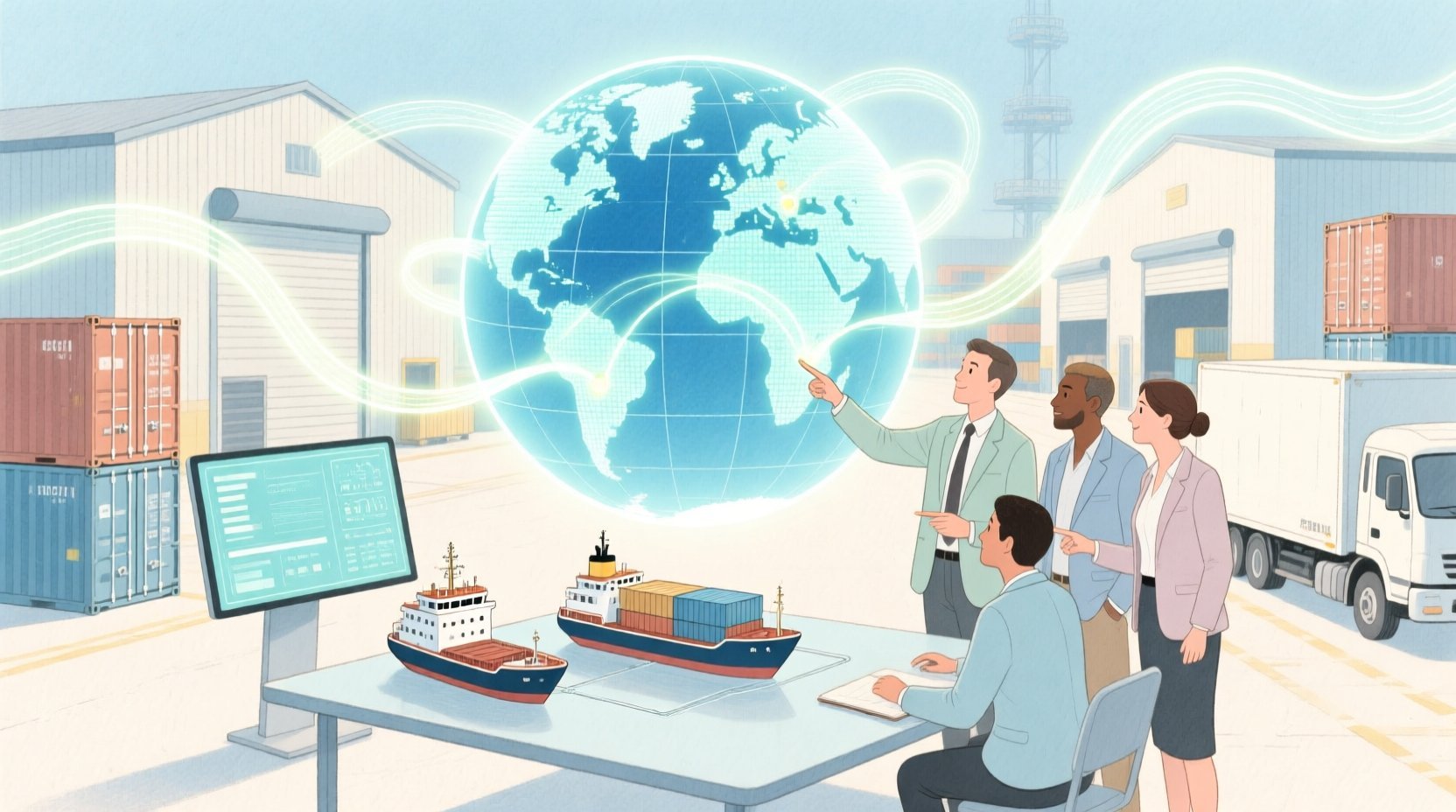 Real-world system context and operational workflow illustration