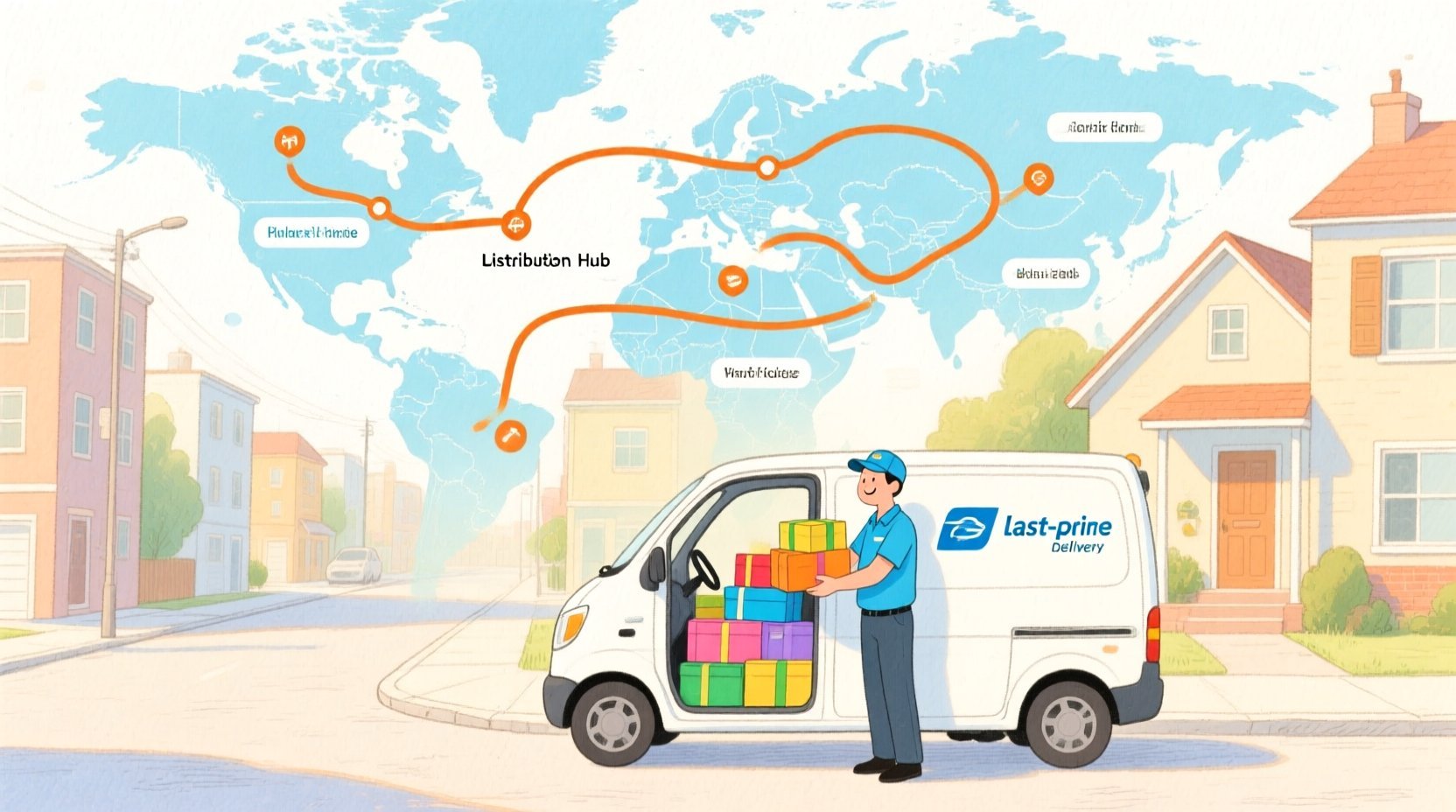 Mastering Last-Mile Delivery Routing Systems: A PlantUML Class Diagram Guide - Real-world system problem context illustration