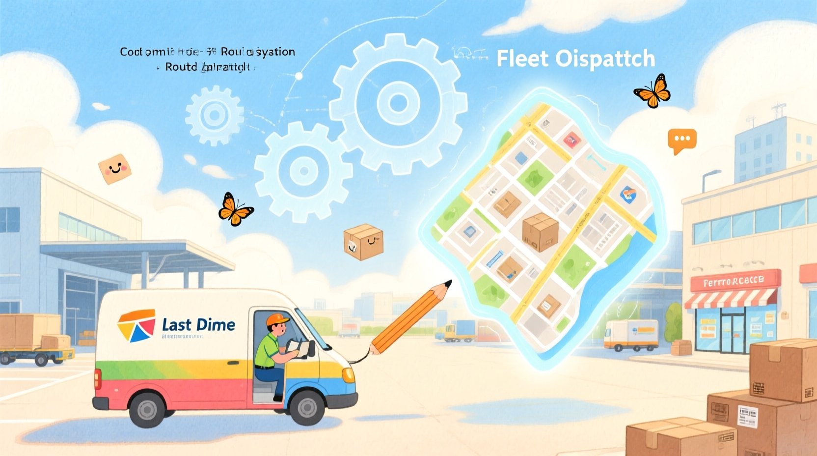 Real-world system context and operational workflow illustration