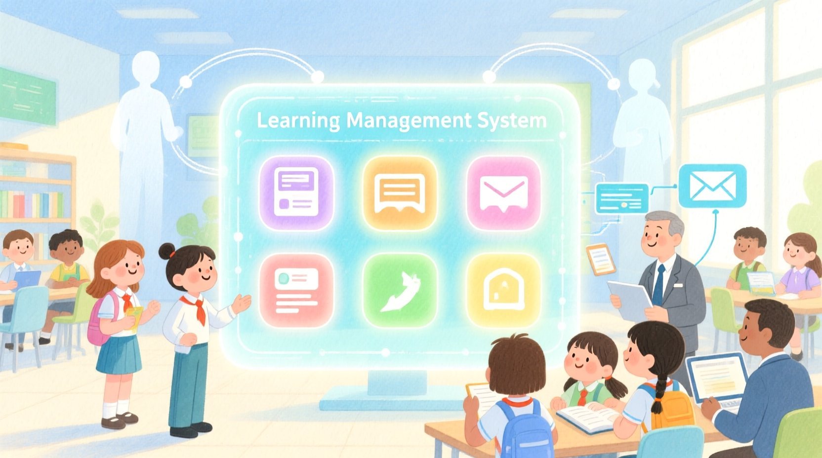 Mastering LMS Architecture: A PlantUML Use Case Diagram Guide - Real-world system problem context illustration