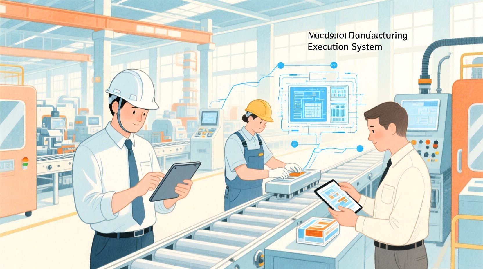 Mastering Manufacturing Execution System Modeling with PlantUML in VPasCode - Real-world system problem context illustration