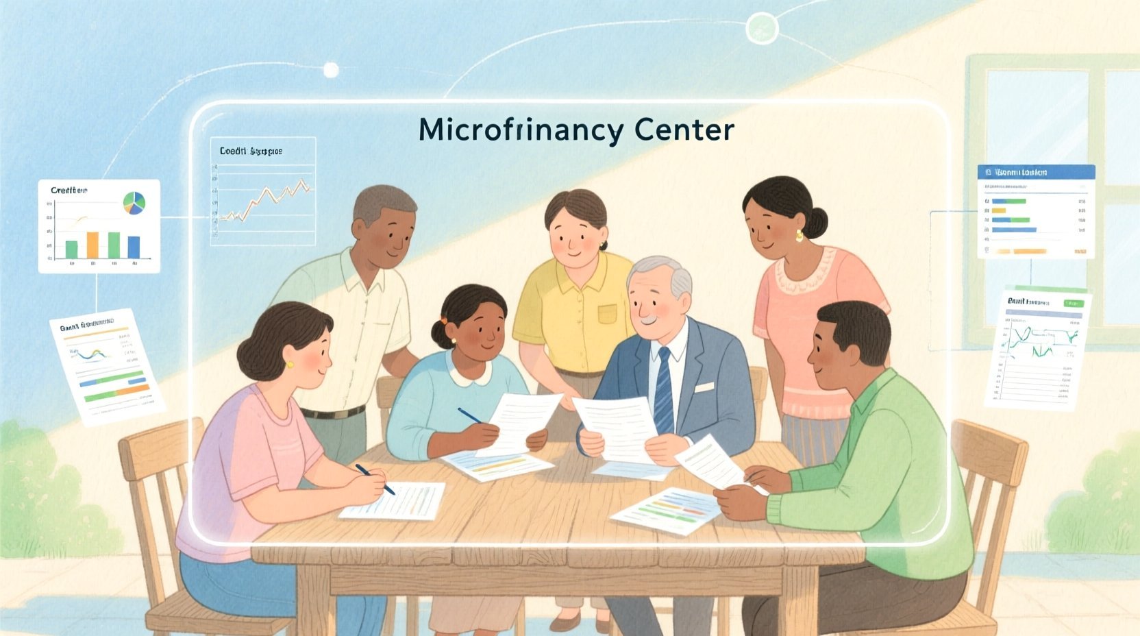 Building a Microfinance Management System Use Case Diagram with PlantUML - Real-world system problem context illustration