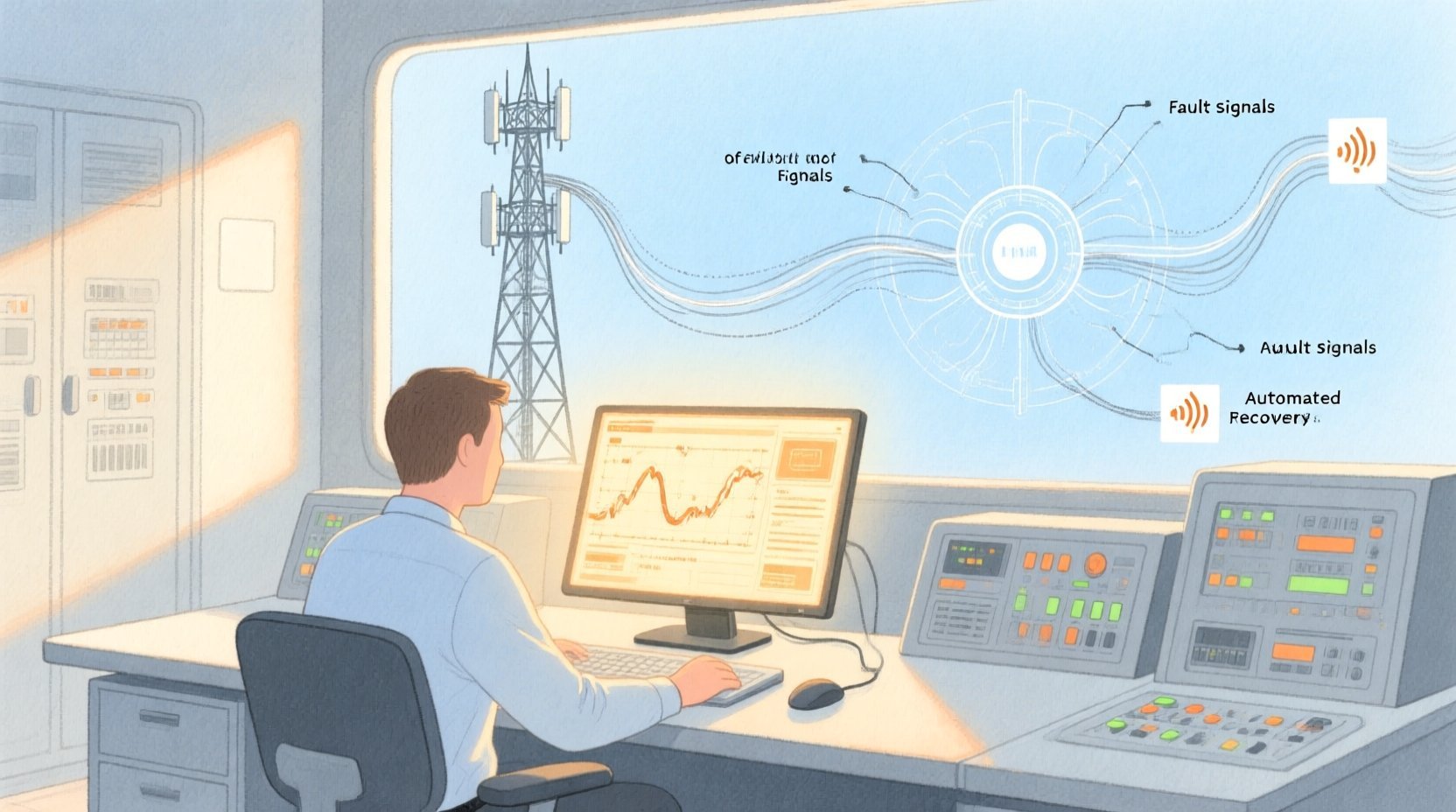 Real-world system context and operational workflow illustration