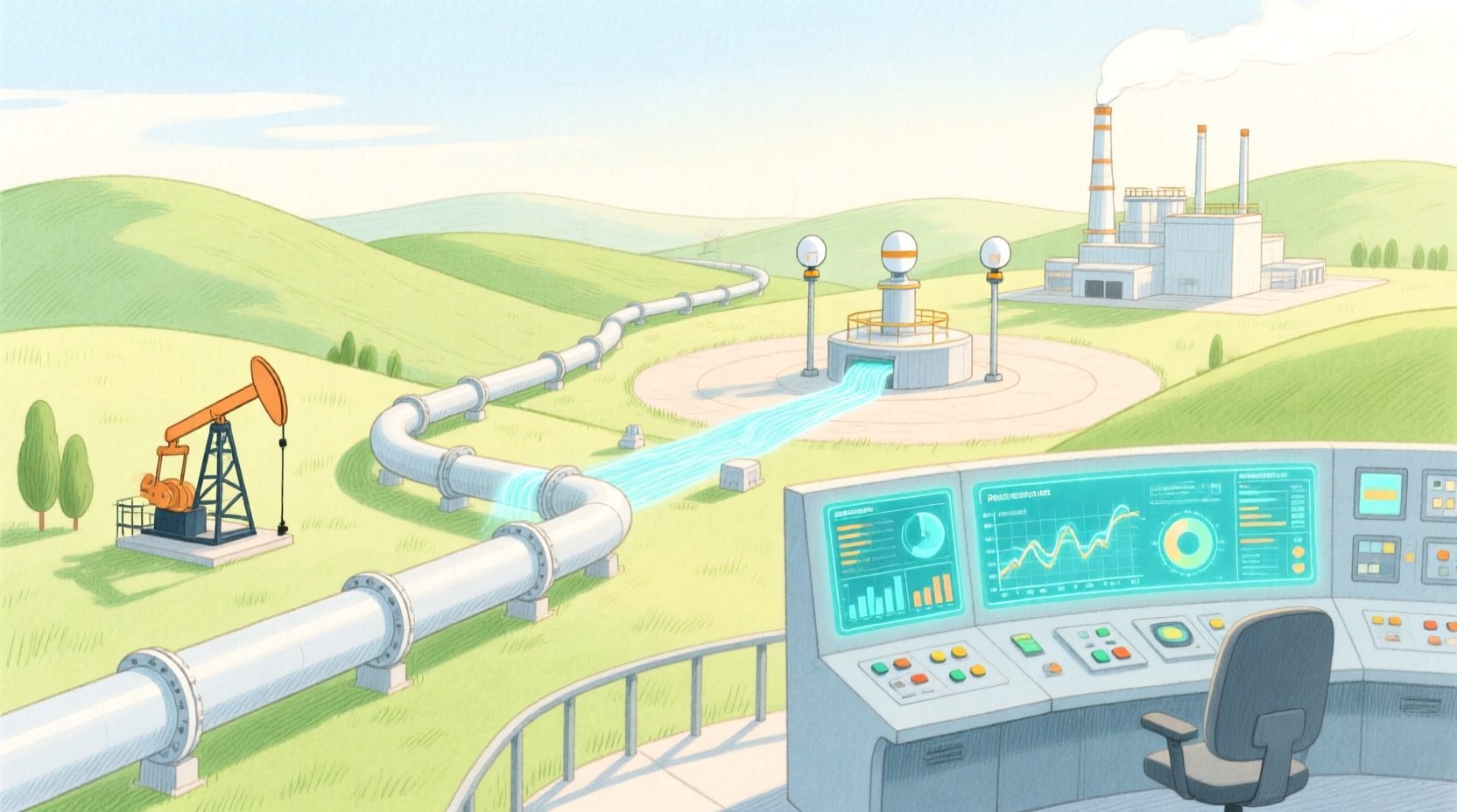 Mastering Domain Modeling: Building an Oil and Gas Pipeline Telemetry System Class Diagram - Real-world system problem context illustration
