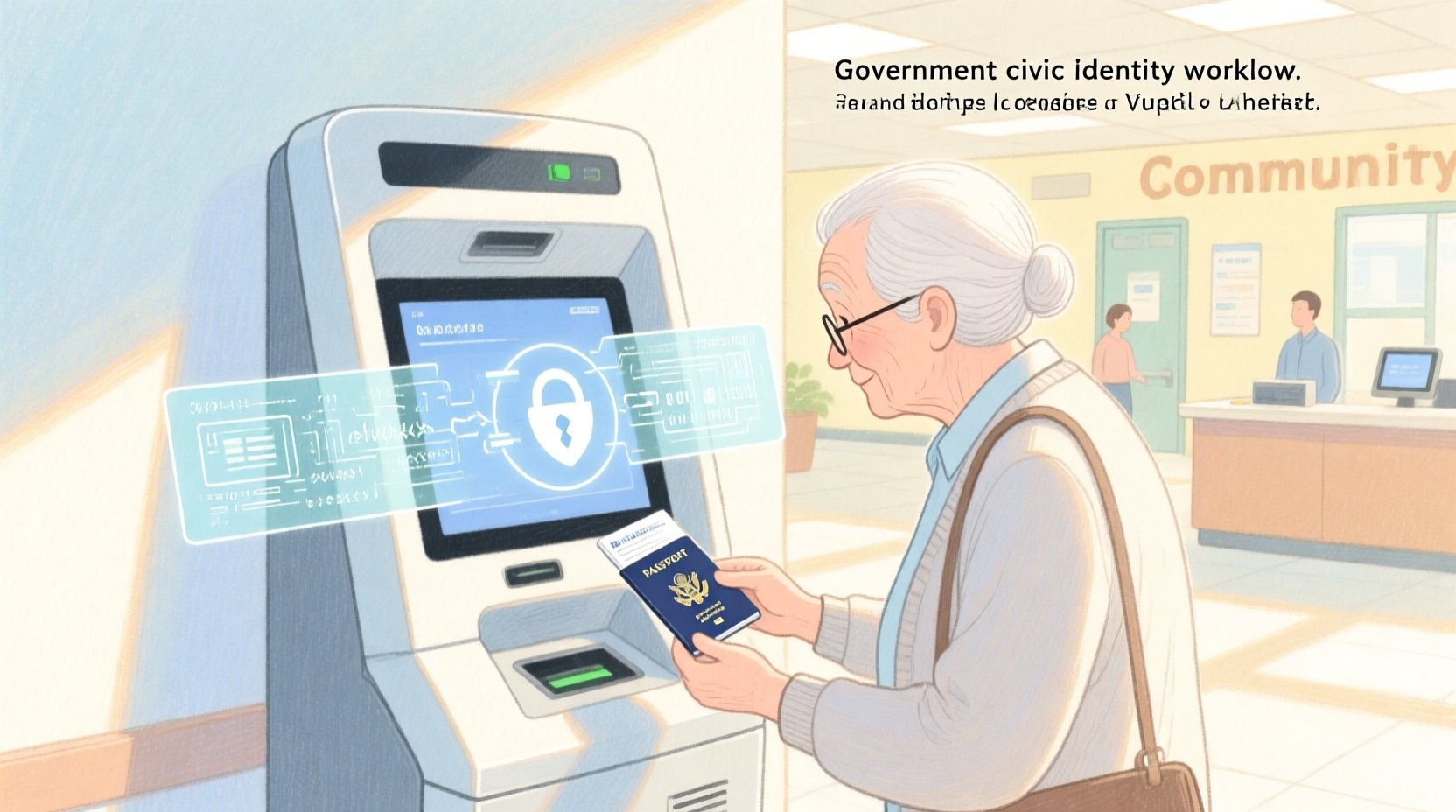 Building a Government Civic Identity System Sequence Diagram with PlantUML - Real-world system problem context illustration