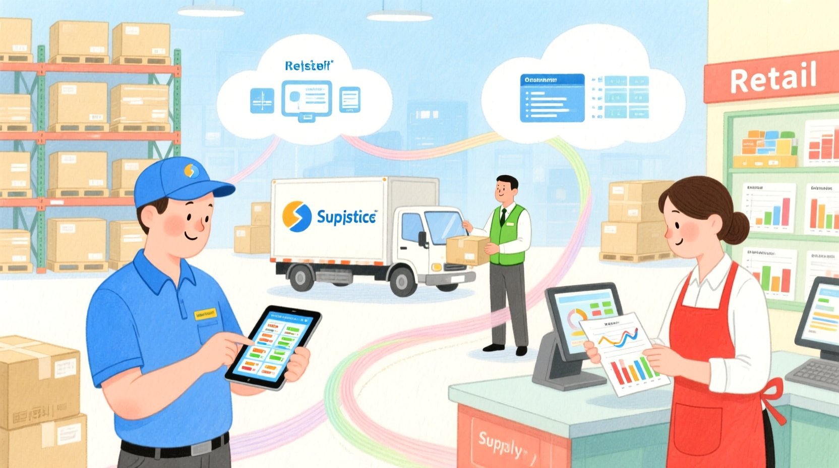 Mastering Retail Supply Chain Tracking Use Case Diagrams with PlantUML - Real-world system problem context illustration