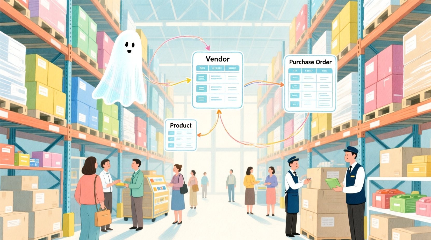 Real-world system context and operational workflow illustration