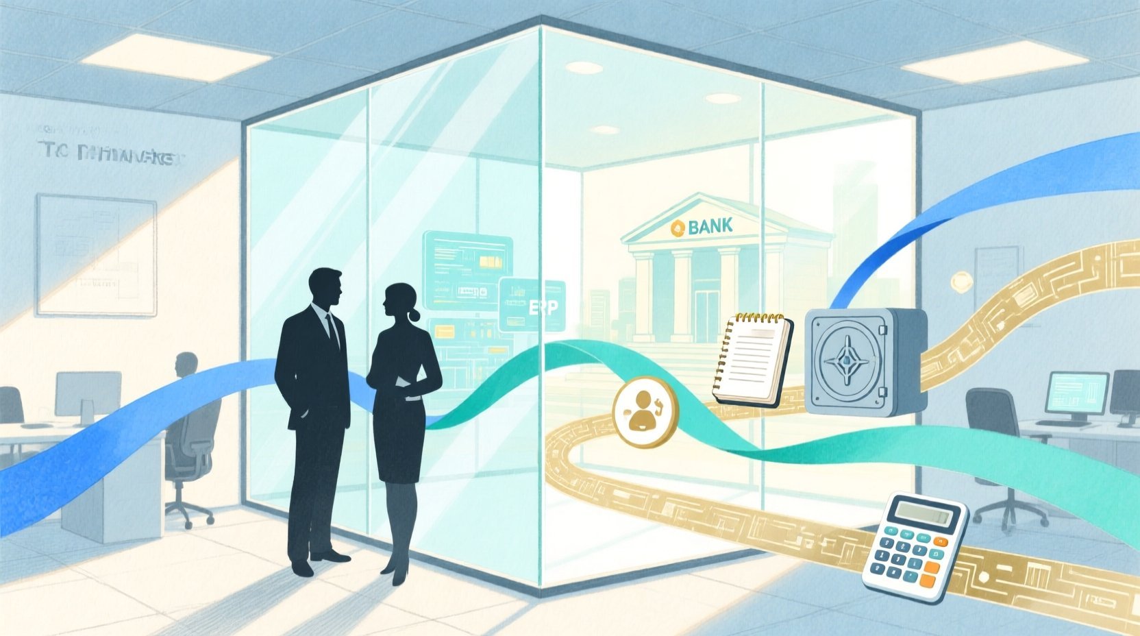 Mastering Treasury Management System Modeling: A PlantUML Use Case Diagram Guide - Real-world system problem context illustration