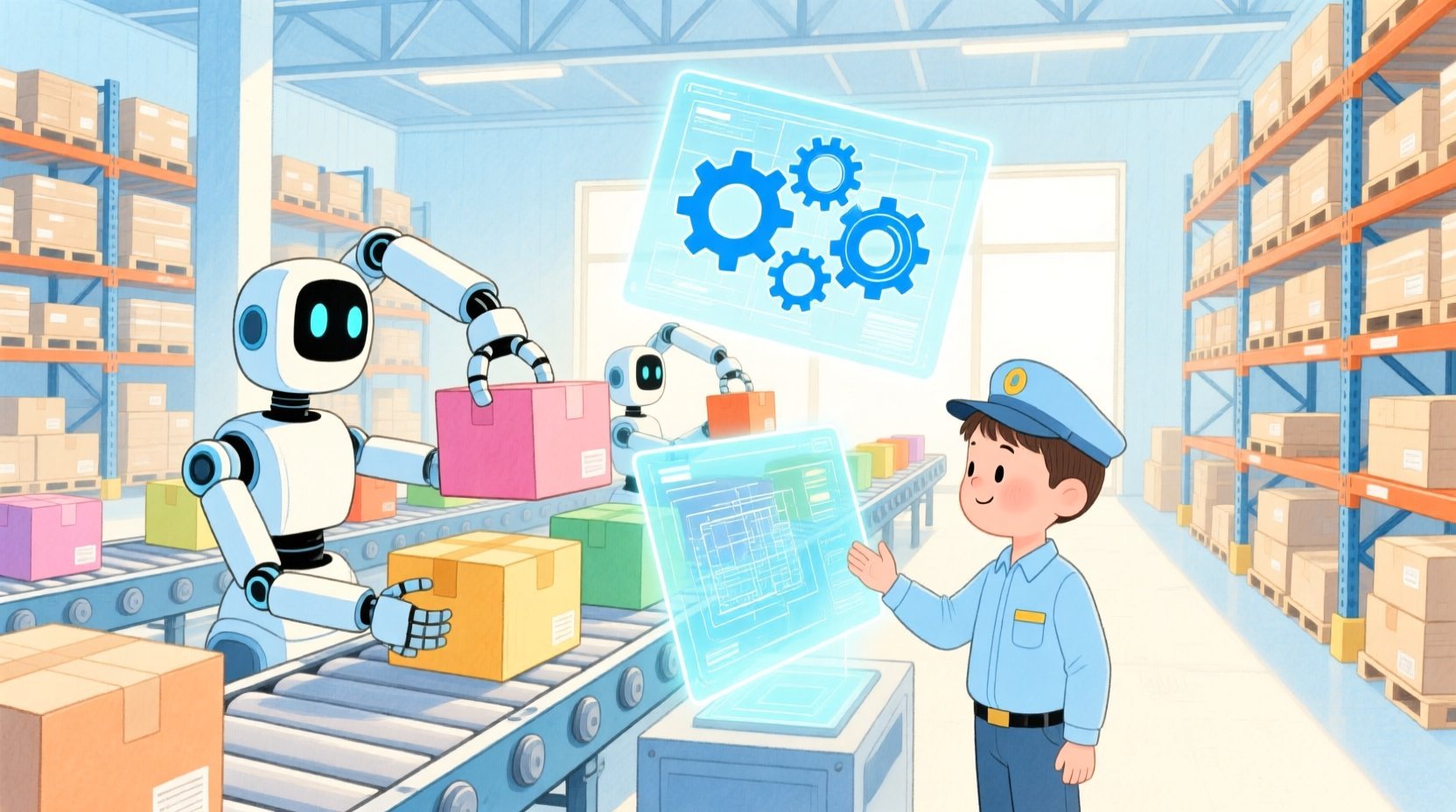 Real-world system context and operational workflow illustration