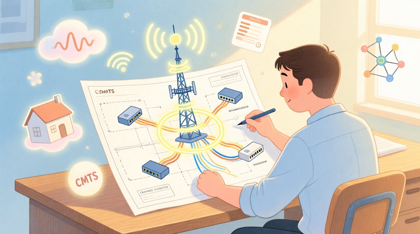 Real-world system context and operational workflow illustration