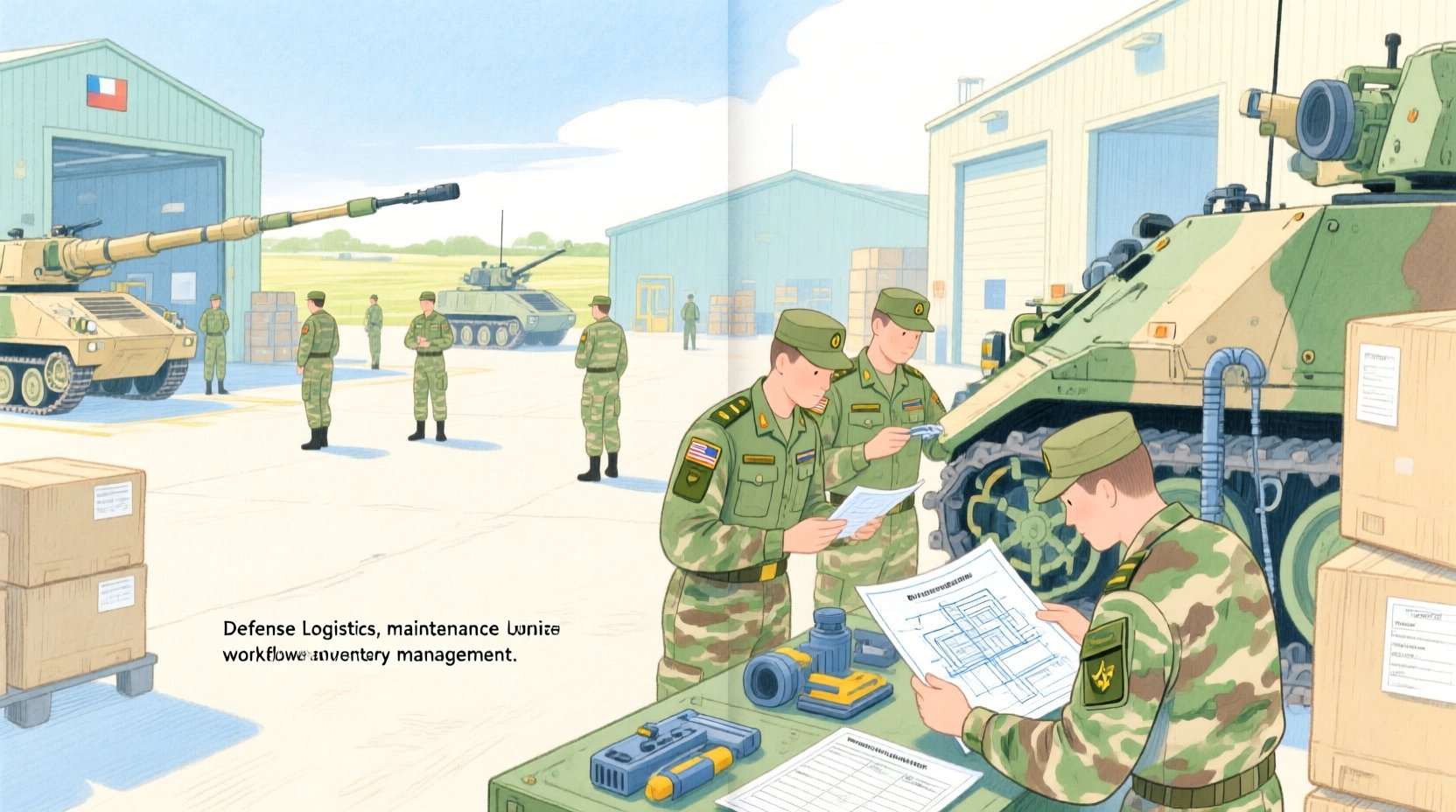 Real-world system context and operational workflow illustration