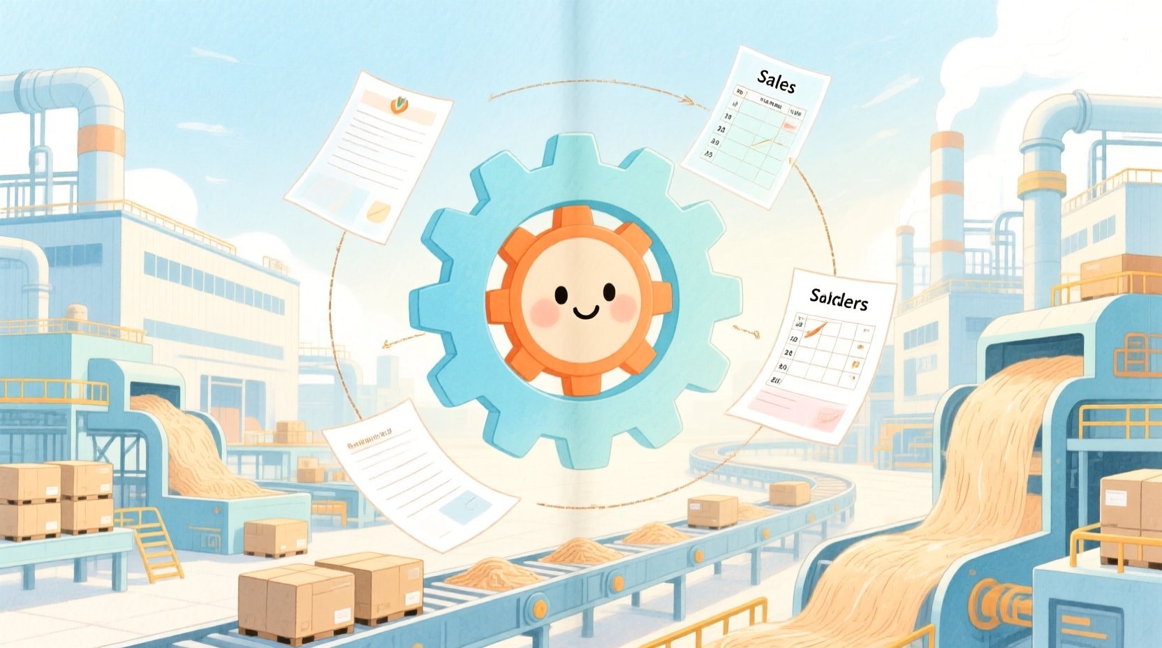 Real-world system context and operational workflow illustration