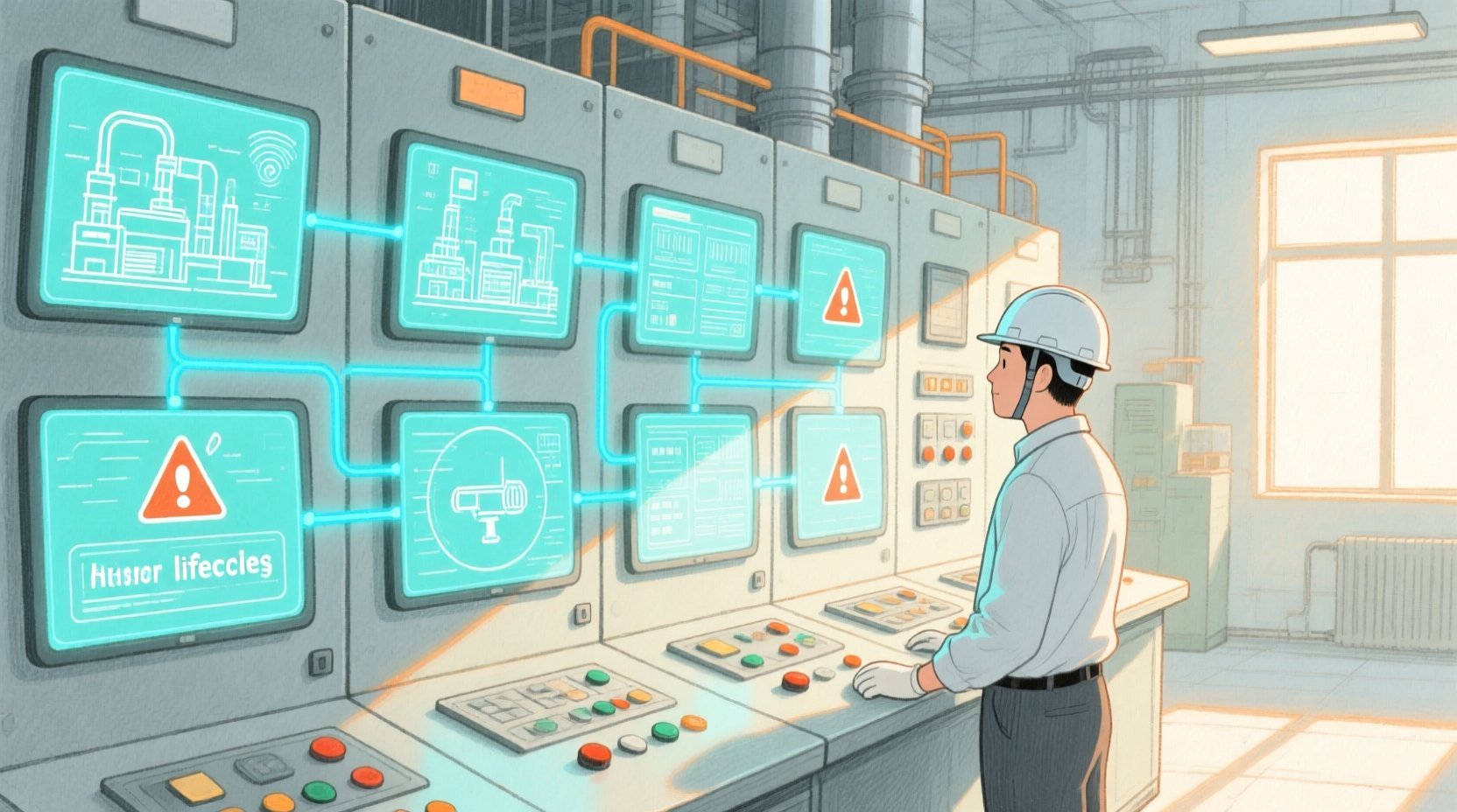 Real-world system context and operational workflow illustration