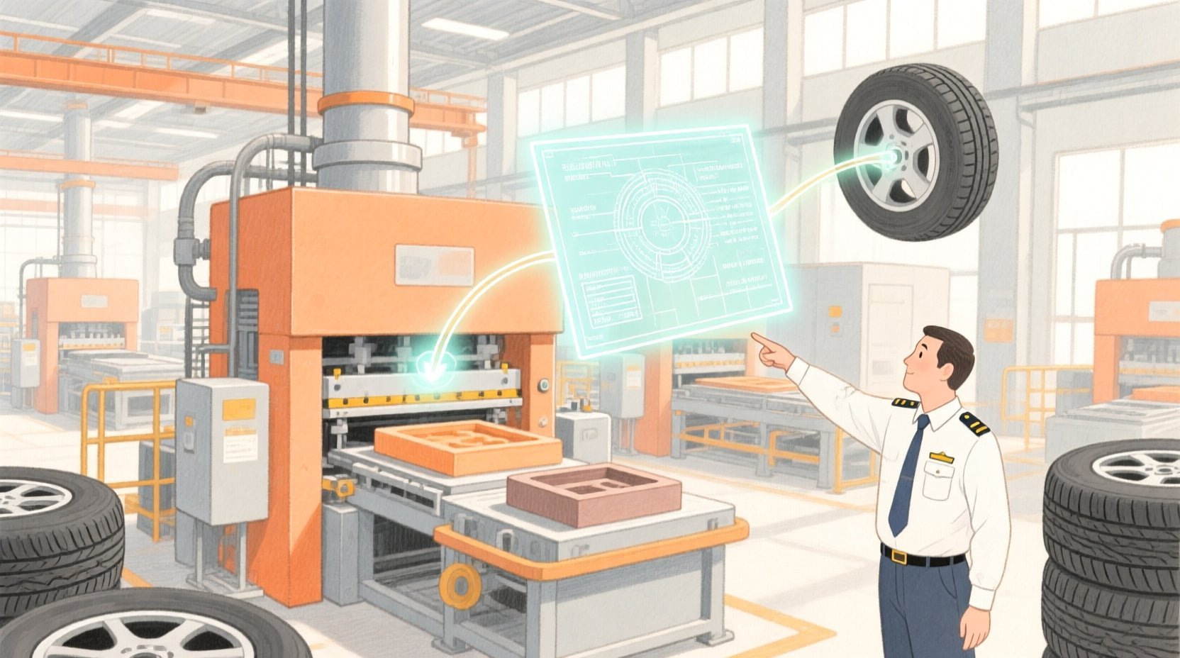 Real-world system context and operational workflow illustration