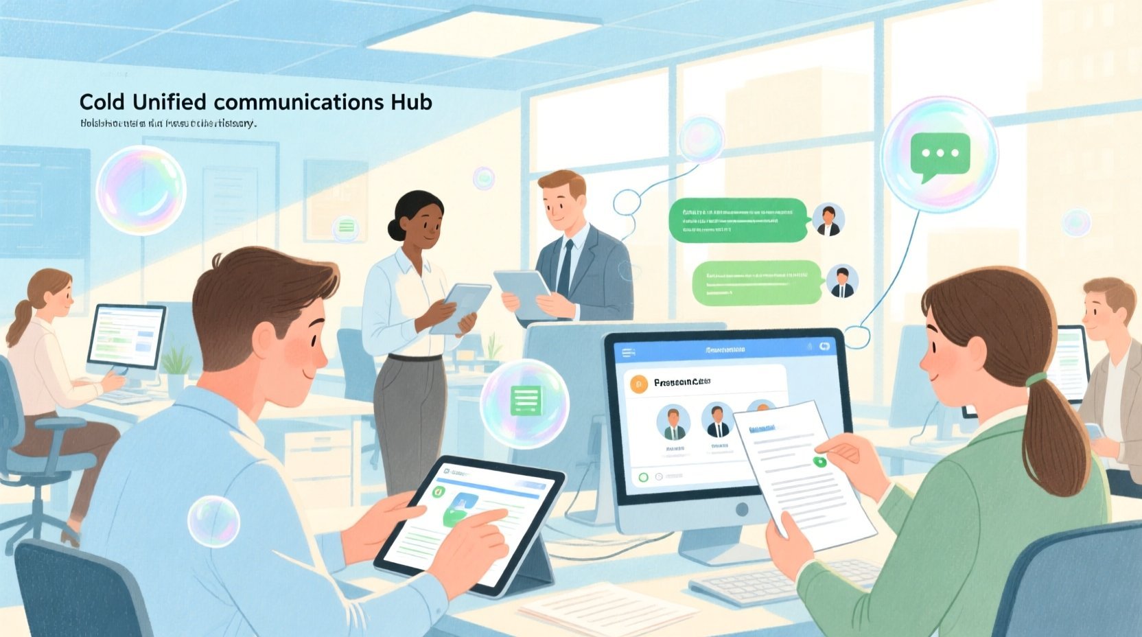 Real-world system context and operational workflow illustration