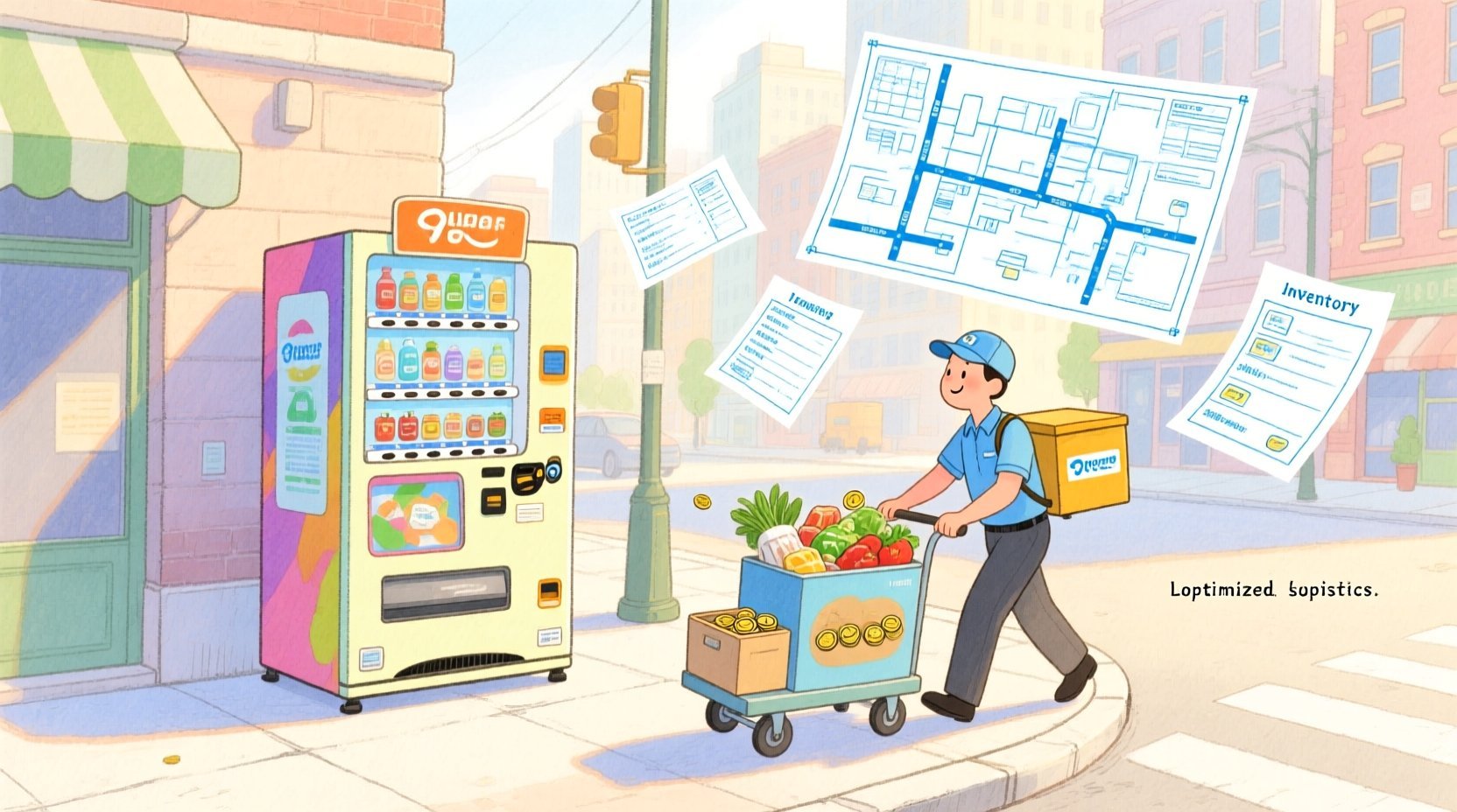 Real-world system context and operational workflow illustration